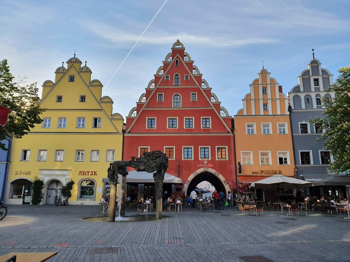 Weiden, Renaissancehäuser am Unteren Markt. Foto: Gemwen 10
